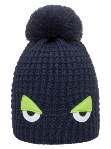 Döll Muts met pompon donkerblauw