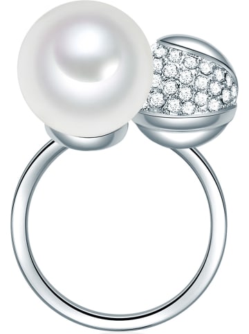 Yamato Pearls Ring met parels en edelstenen