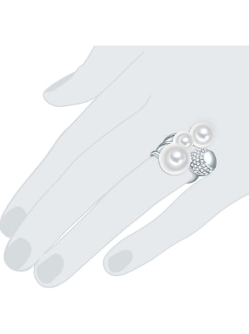 Yamato Pearls Ring mit Perlen und Edelsteinen