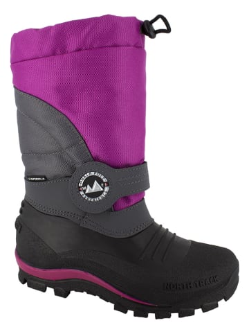 Spirale Winterstiefel in Fuchsia/ Grau