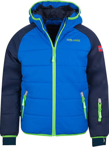 Trollkids Ski-/snowboardjas "Hafjell" donkerblauw/blauw