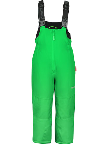 Trollkids Spodnie narciarskie "Telemark" w kolorze zielonym