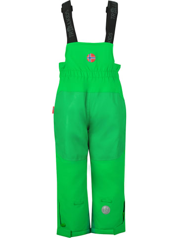 Trollkids Spodnie narciarskie "Telemark" w kolorze zielonym