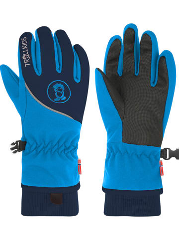Trollkids Funktions-Handschuhe "Trolltunga" in Blau/ Dunkelblau