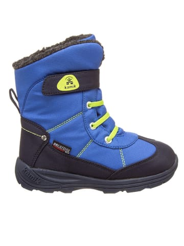 Kamik Winterboots "Snowman" in Blau/ Gelb