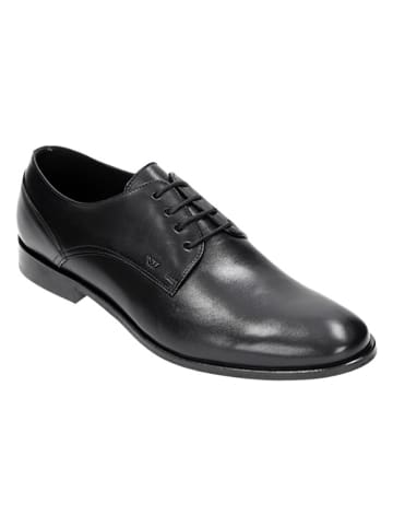 Wojas Leder-Schnürschuhe in Schwarz