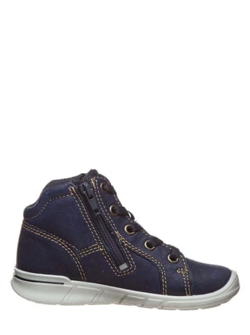 Ecco Leren sneakers donkerblauw