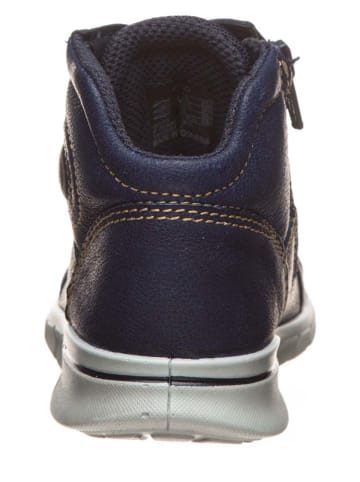 Ecco Skórzane sneakersy w kolorze granatowym