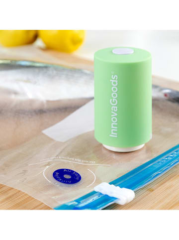 InnovaGoods Vacuümverpakkingsmachine groen - (H)9 x Ø 5 cm