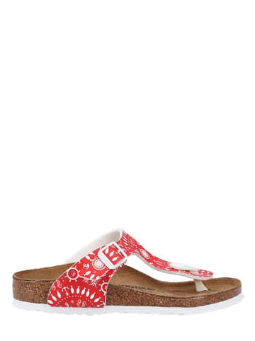 Birkenstock Japonki "Gizeh" w kolorze czerwonym