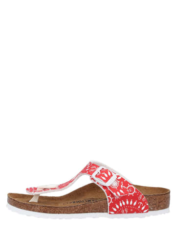 Birkenstock Japonki "Gizeh" w kolorze czerwonym