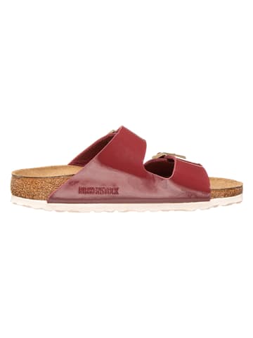 Birkenstock Pantoletten "Arizona" in Rot - Weite S