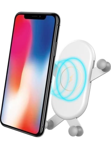 SmartCase Autoventilatierooster-inductielaadstation lichtgrijs