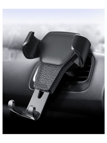 SmartCase Autoventilatierooster-smartphonehouder zwart