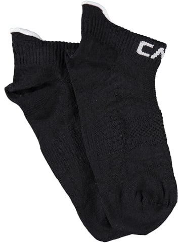 cmp 2er-Set: Laufsocken in Schwarz/ Weiß