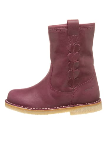 POM POM Leren boots paars