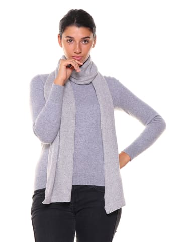 Cashmere95 Sjaal met aandeel kasjmier en wol grijs - (L)180 x (B)35 cm