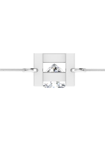 Diamant Vendôme Witgouden ketting met diamant - (L)40 cm