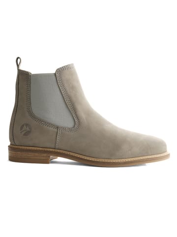 TRAVELIN' Leder-Chelsea-Boots "Paris" in Grau