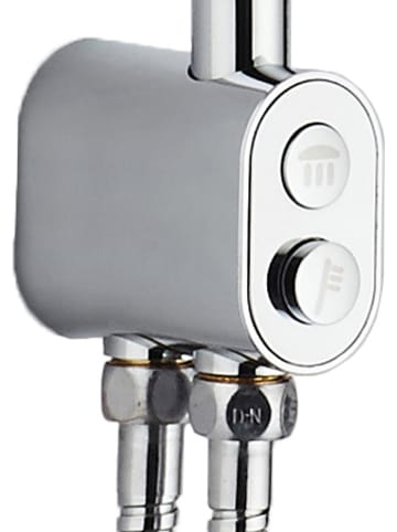 Schütte Regendoucheset "Easy Energy" chroomkleurig
