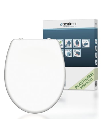 Schütte Toiletbril met softclose "White" wit