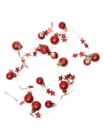 STAR Trading Łańcuch świetlny LED "X-mas" w kolorze czerwonym - dł. 90 cm