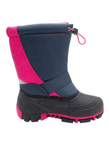 Kangaroos Winterlaarzen "Kanga-Bean II" donkerblauw/roze