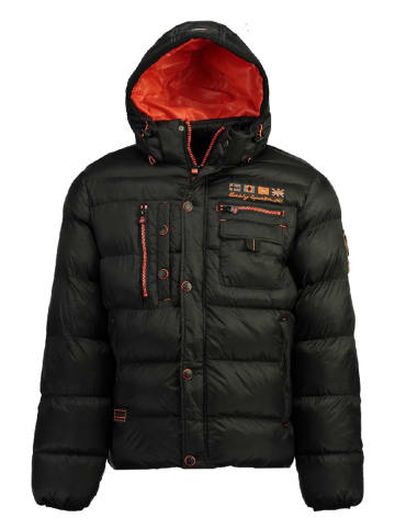 Geographical Norway Doorgestikte jas "Citernier" zwart