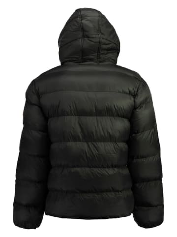 Geographical Norway Doorgestikte jas "Citernier" zwart