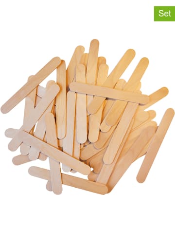 Playbox Holz-Stäbchen in Natur - 100 Stück