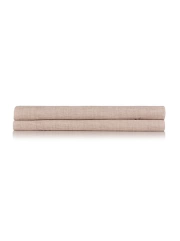 Zo!Home Spannbettlaken "Lino" in Beige