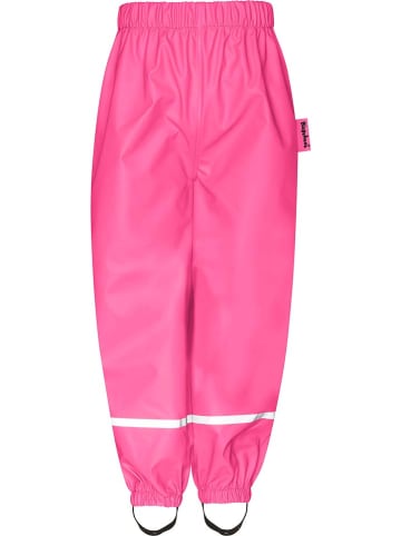 Playshoes Spodnie przeciwdeszczowe w kolorze różowym