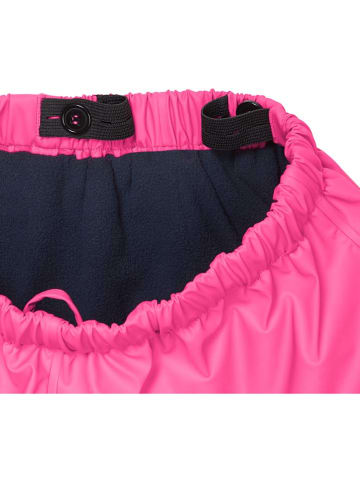 Playshoes Spodnie przeciwdeszczowe w kolorze różowym