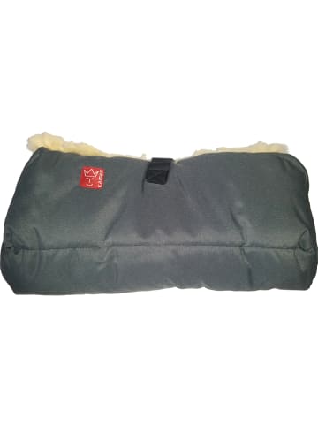 Kaiser Naturfellprodukte Wełniany ogrzewacz dłoni "Biggy" w kolorze antracytowym - 45 x 22 cm
