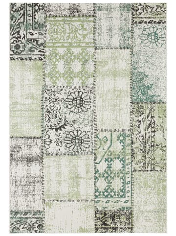 NORTHRUGS Indoor-/outdoortapijt "Symi" groen/crème/zwart