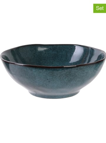 THE HOME DECO FACTORY 6er-Set: Schalen in Blau - Ø 19,5 cm