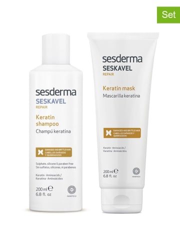 SESDERMA 2-częściowy zestaw "Seskavel" do pielęgnacji włosów - szampon, maska