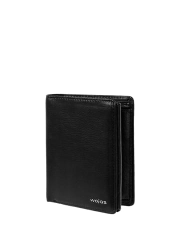 Wojas Skórzany portfel w kolorze czarnym - (S)11 x (W)13 x (G)2 cm