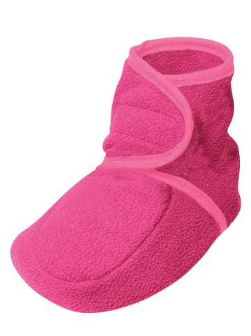 Playshoes Fleece-Krabbelschuhe in Pink