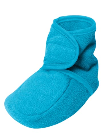 Playshoes Fleece kruipschoentjes turquoise