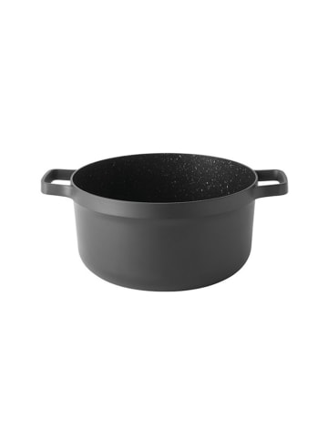 BergHOFF 2tlg. Set: Topf mit Deckel in Schwarz - Ø 24 cm