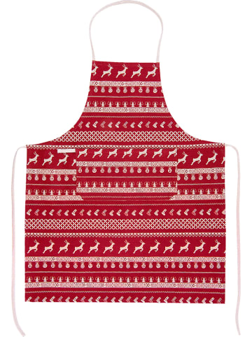 Clayre & Eef Schort rood - (L)85 x (B)70 cm