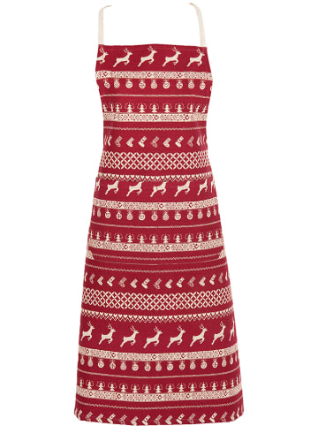 Clayre & Eef Schürze in Rot - (L)85 x (B)70 cm