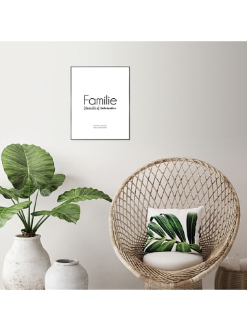 Orangewallz Gerahmter Kunstdruck "Familie"