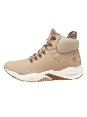 Timberland Leren sneakers "Delphiville Hiker" beige - wijdte W