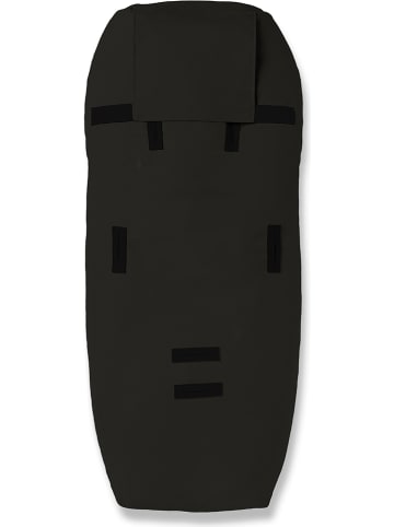 Hofbrucker Voetenzak met lamsvacht "Alaska" zwart - (L)95 x (B)34 cm