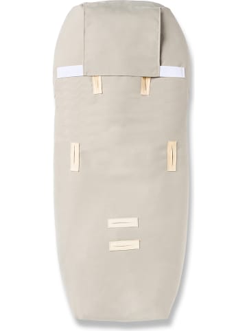 Hofbrucker Voetenzak met lamsvacht "Alaska" beige - (L)95 x (B)34 cm