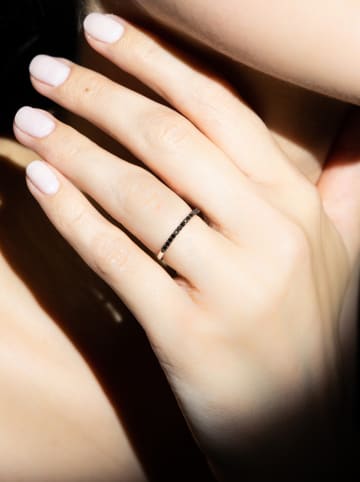 LA MAISON DE LA JOAILLERIE Weißgold-Ring "Alliance Sobriété" mit Diamanten
