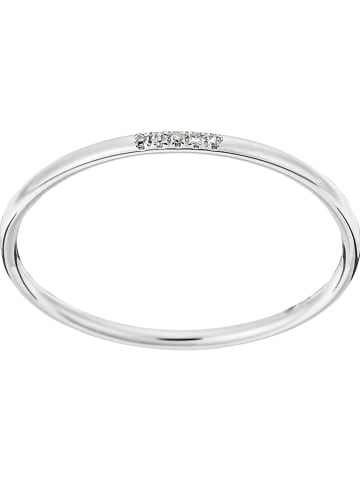 LA MAISON DE LA JOAILLERIE Weißgold-Ring "Alliance Humilité" mit Diamanten