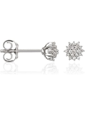 DIAMANTA Weißgold-Ohrstecker "Pépites de diamants" mit Diamanten